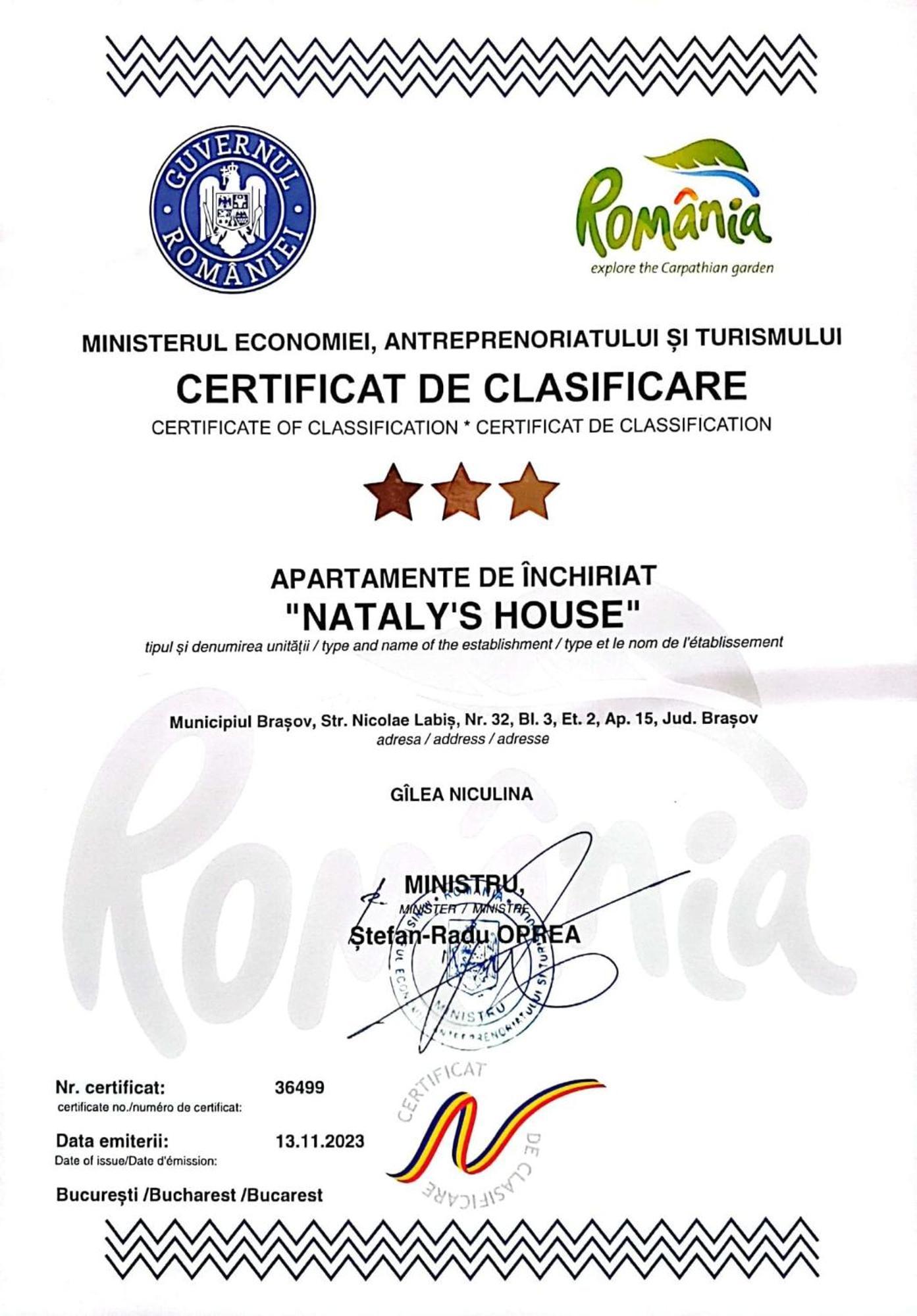 Appartamento Nataly'S House Braşov Esterno foto